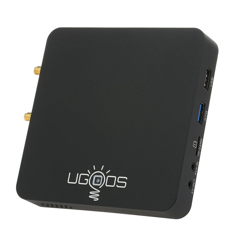 UGOOS - AM6 Smart Android 9.0 TV Box V6233EU_P Black - Image 1