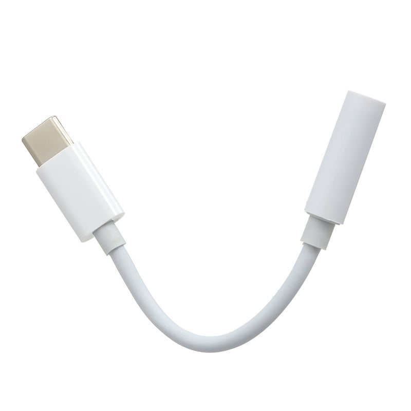 ماركة غير محددة محول لمنفذ سماعات رأس من USB إلى منفذ 3.5 مم CM20 أبيض  - Image 2