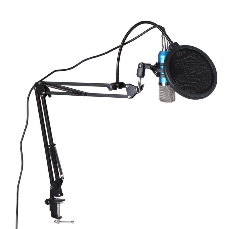 Professional BM700 Condenser Microphone Mic KTV Singing Studio Recording Kit V6053W_P White  - Image 2
