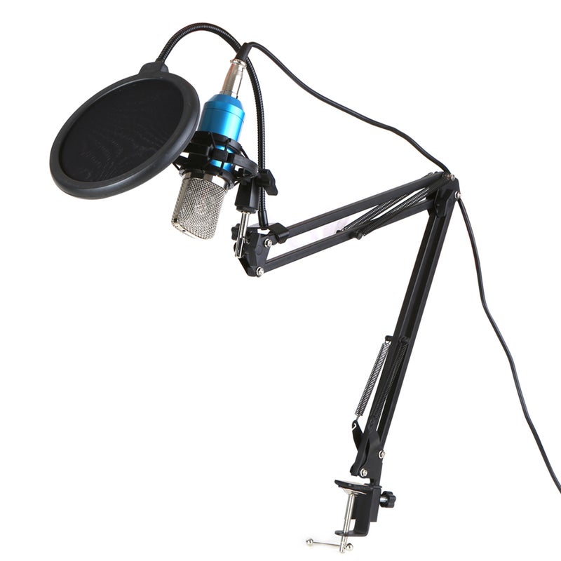 Professional BM700 Condenser Microphone Mic KTV Singing Studio Recording Kit V6053W_P White  - Image 3
