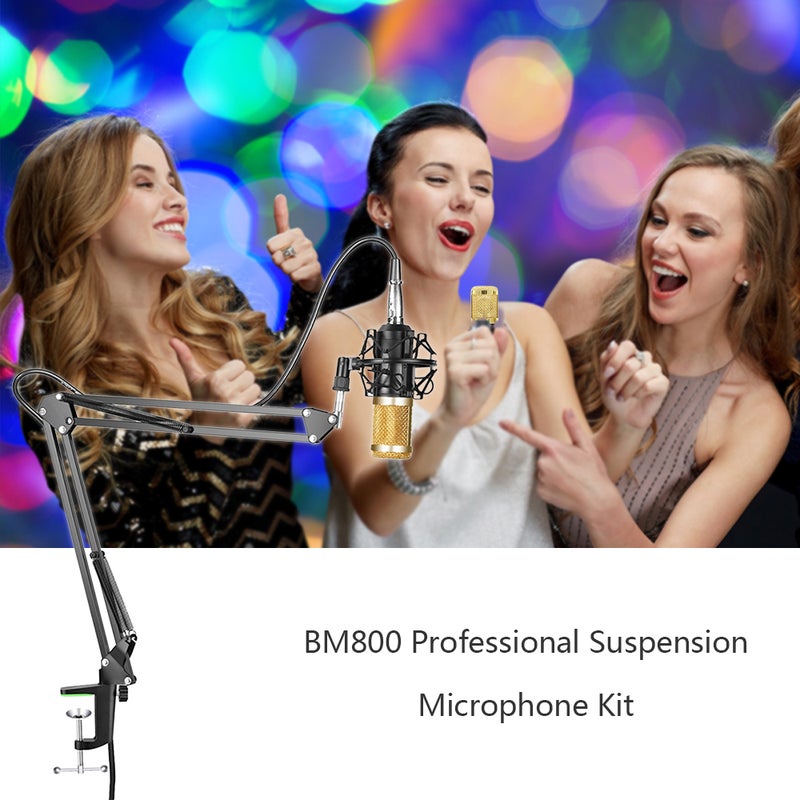 BM800 Professional Suspension Microphone Kit V4926S_P Silver - Image 5