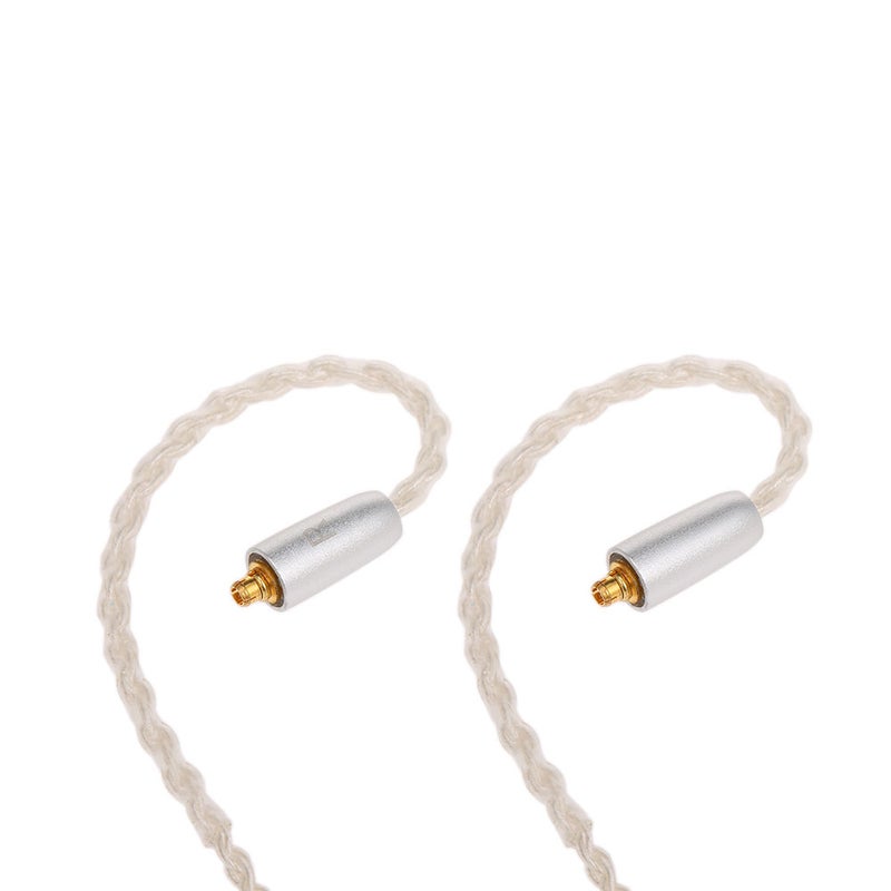 3.5mm Wired Earphones Cable Cord With Mic V6155W_P White  - Image 3