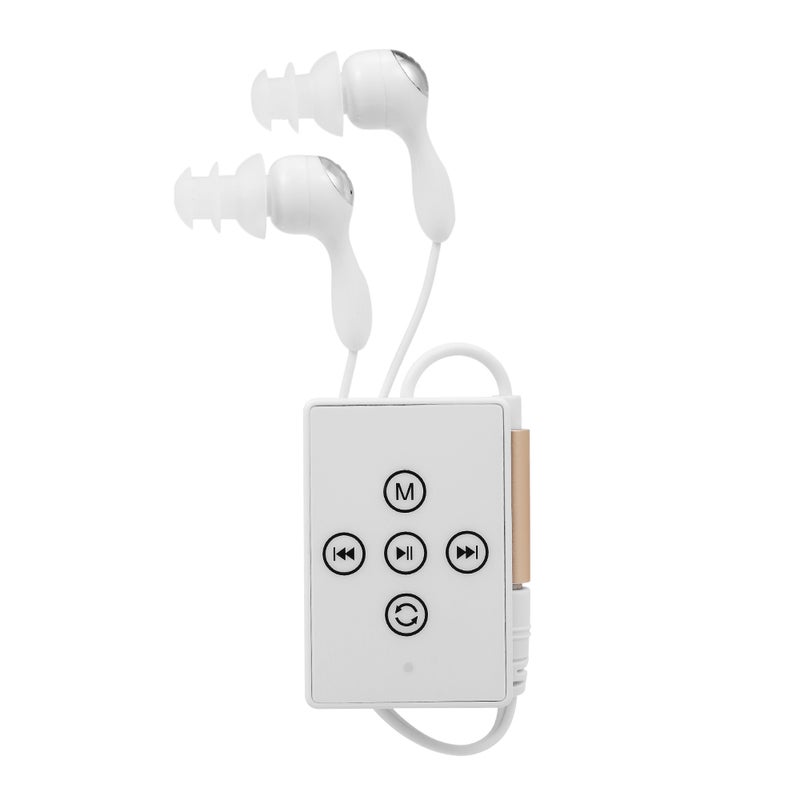 K12 IPX8 Waterproof 8GB Music Player With Headphones V5852W_P White  - Image 2
