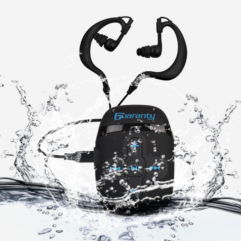 IPX8 Waterproof 8GB Music Player With Headphones V5364_P Black  - Image 3