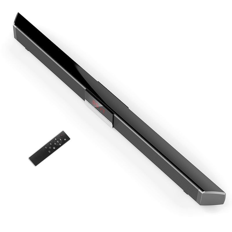 Generic SR100 Plus Bluetooth Soundbar Home TV Speaker Wireless Subwoofer V5345EU_P Black  - Image 3