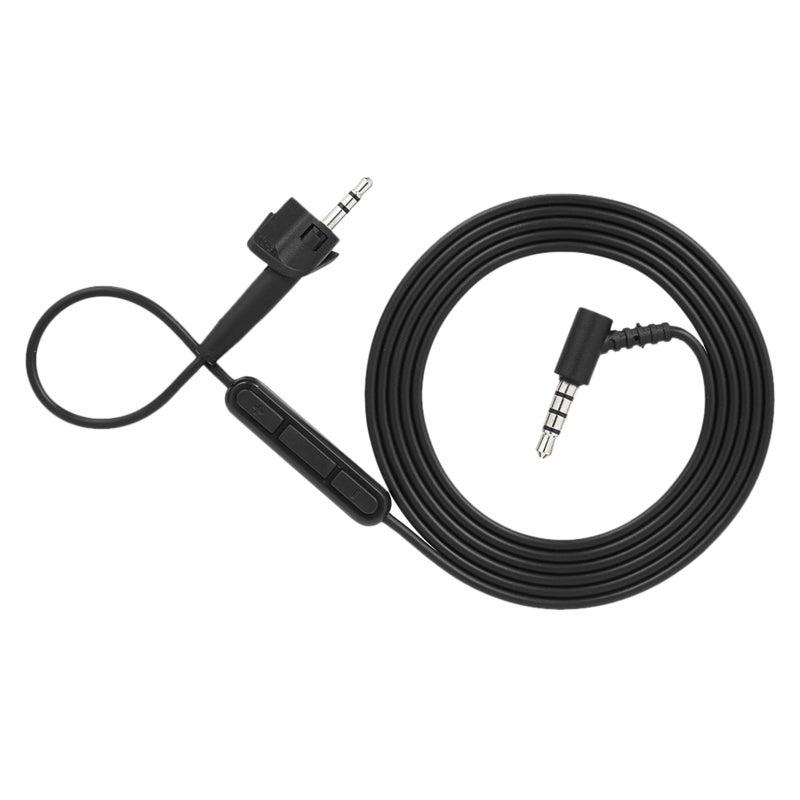 3.5mm To 2.5mm Audio Cable For BOSE OE2 Headset With Mic Volume Control V5179-1_P Black  - Image 1