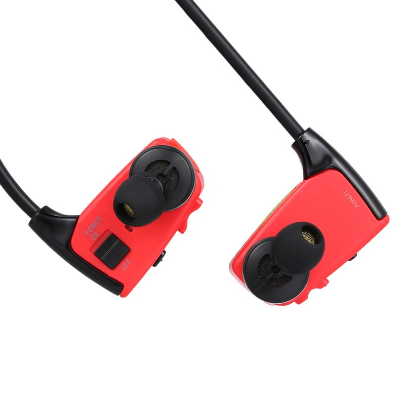 W262 8GB Sports MP3 Player Headphones 2 In 1 Music Headset V4370R_P Red  - Image 2
