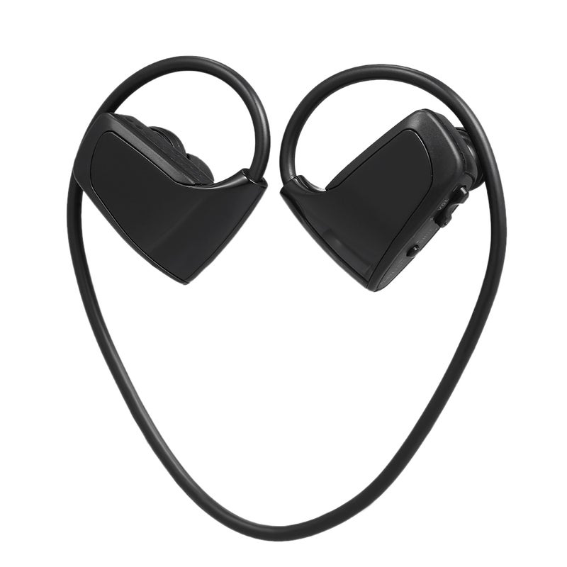W262 8GB Sports MP3 Player Headphones 2 In 1 Music Headset V4370B_P Black - Image 1