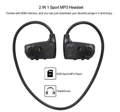 W262 8GB Sports MP3 Player Headphones 2 In 1 Music Headset V4370B_P Black - v1604936561/N41433422A_5