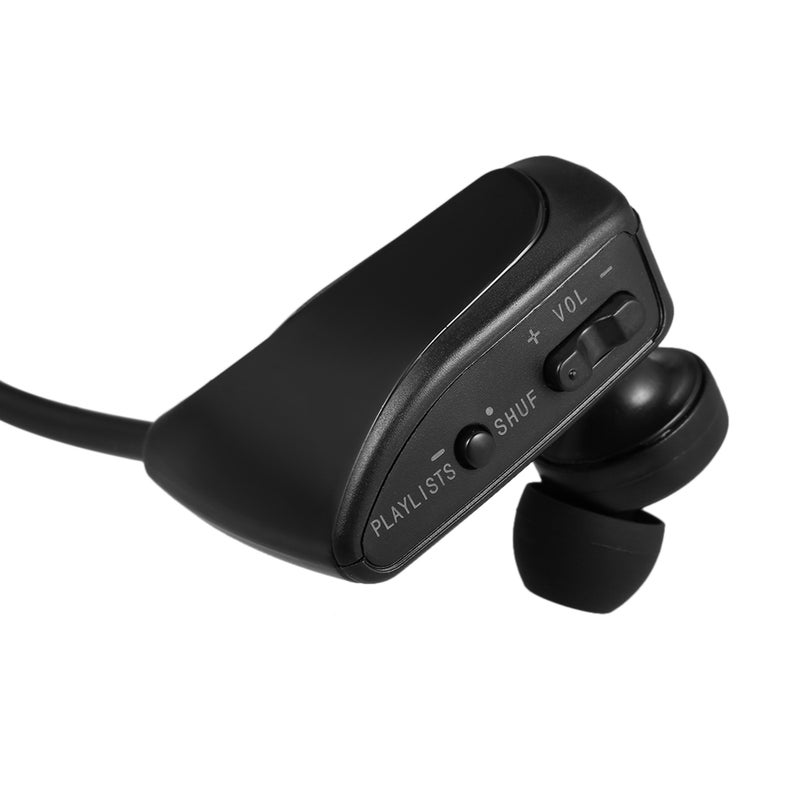 W262 8GB Sports MP3 Player Headphones 2 In 1 Music Headset V4370B_P Black - Image 3