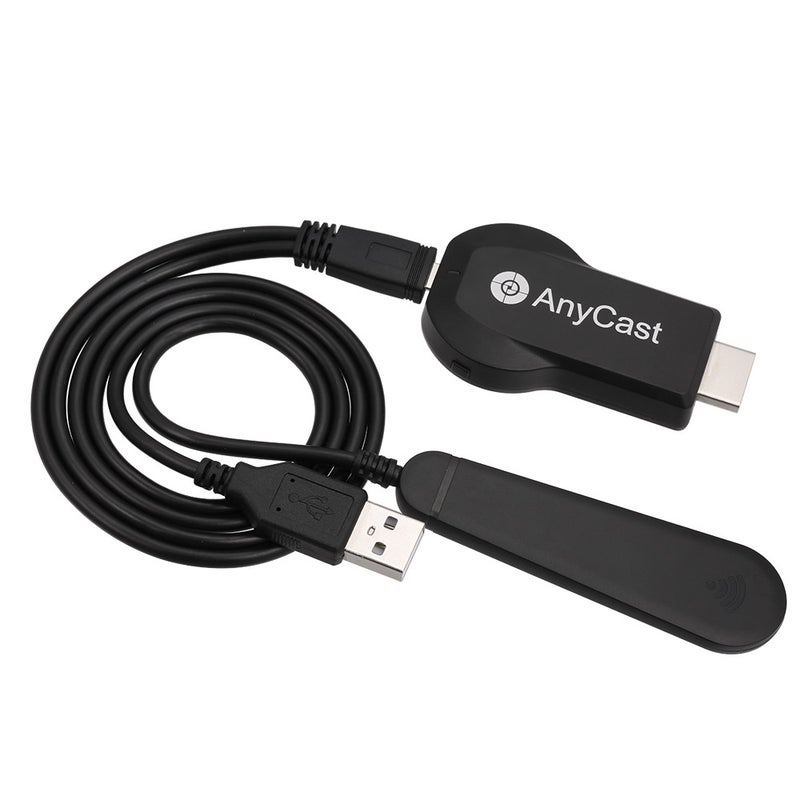 AnyCast - M100 2.4G WiFi 4K Display TV Dongle Display Receiver V5197_P Black - Image 1