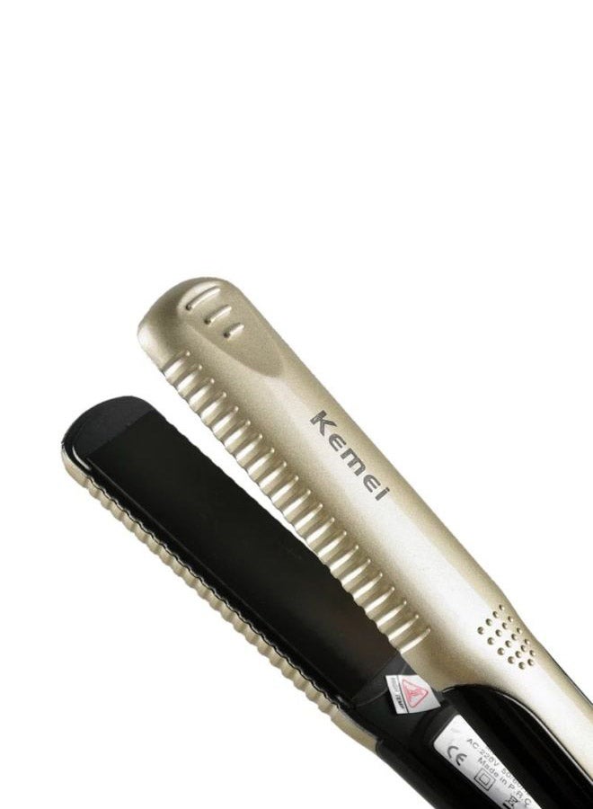Kemei KM-327 Professional Hair Straightener Gold/Black 27x3.3x7.5cm - Image 3