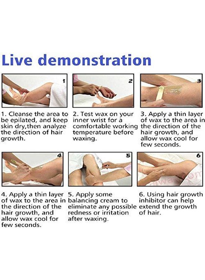 Konsung Beauty Hair Removal Hot Wax - Apple Green  - Image 5