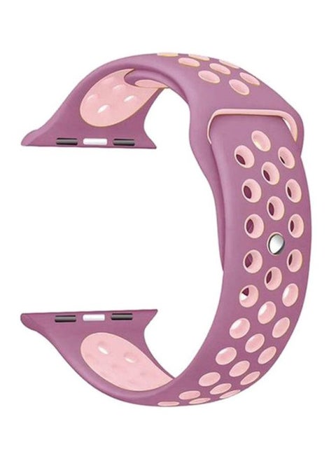 Replacement Band For Apple Watch Series 1/2/3 42mm Purple/Pink