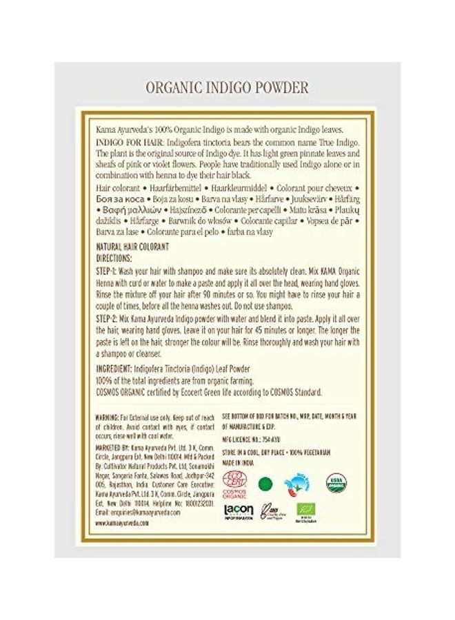 Kama Ayurveda Organic Indigo Powder 100grams - Image 2