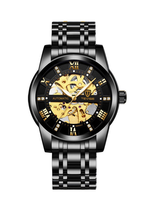 The TEVISE TEVISE men's watch is all black - Image 1