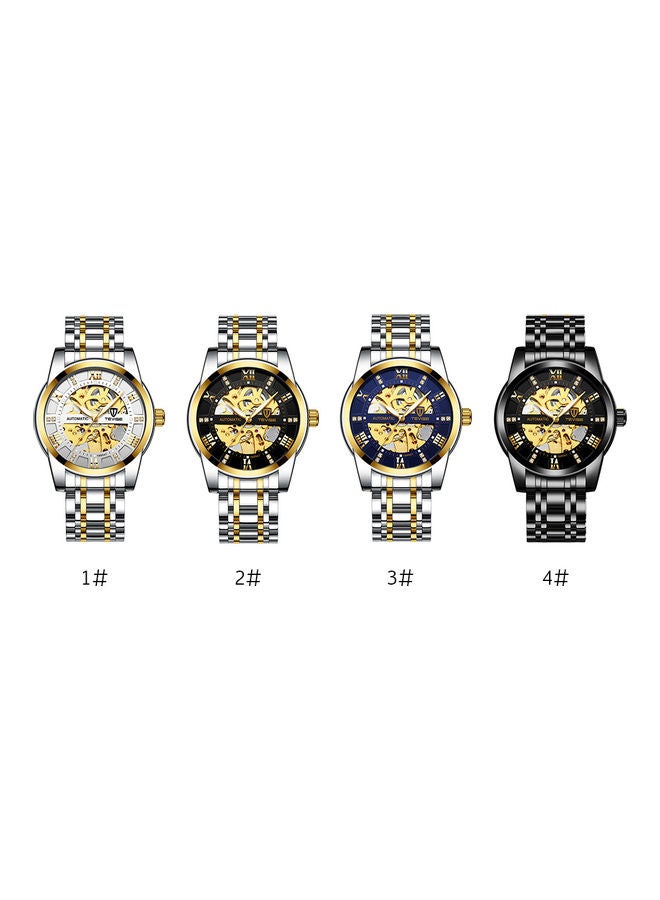 The TEVISE TEVISE men's watch is all black - Image 2