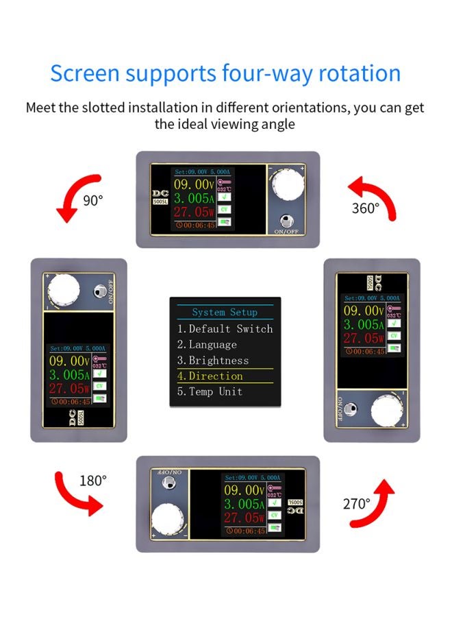 Generic - Programmable Digital Voltmeter Ammeter Wattmeter Multicolour - Image 1