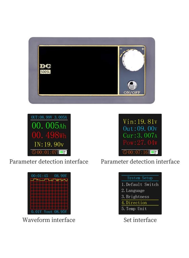 Generic - Programmable Digital Voltmeter Ammeter Wattmeter Multicolour - Image 1