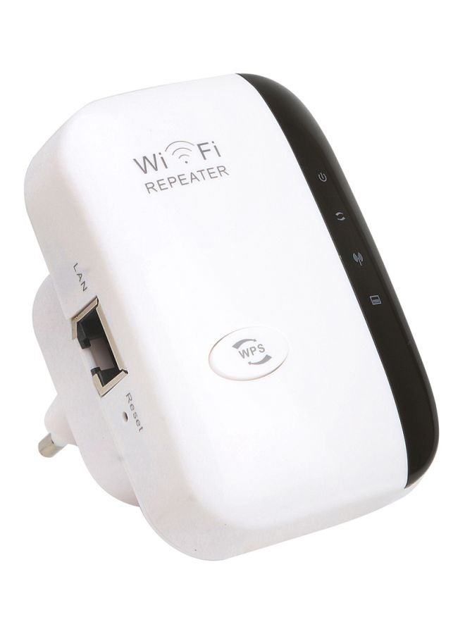Wireless Router Range Extender Signal Booster White 19x15x6.5cm - Image 1