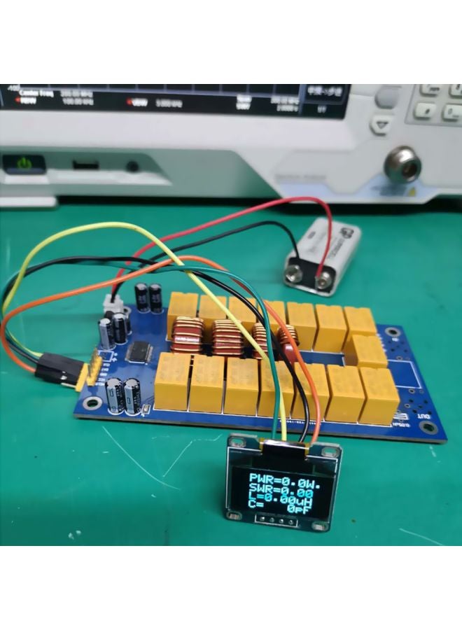 Mini Portable Automatic OLED Board Yellow/Blue - Image 4