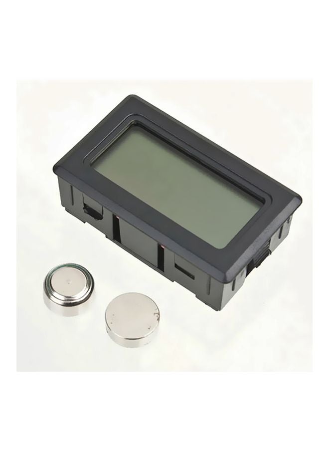 Generic - Digital Room Temperature Measuring Thermometer Black/Grey 4.7x2.7x1.3cm - Image 1