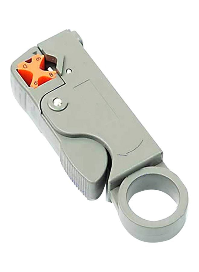 Double Blades Rotary Coaxial Cable Cutter Grey 10x3x1.8cm - Image 1