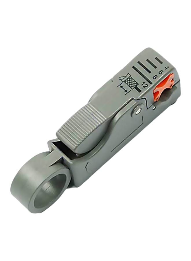 Double Blades Rotary Coaxial Cable Cutter Grey 10x3x1.8cm - Image 3