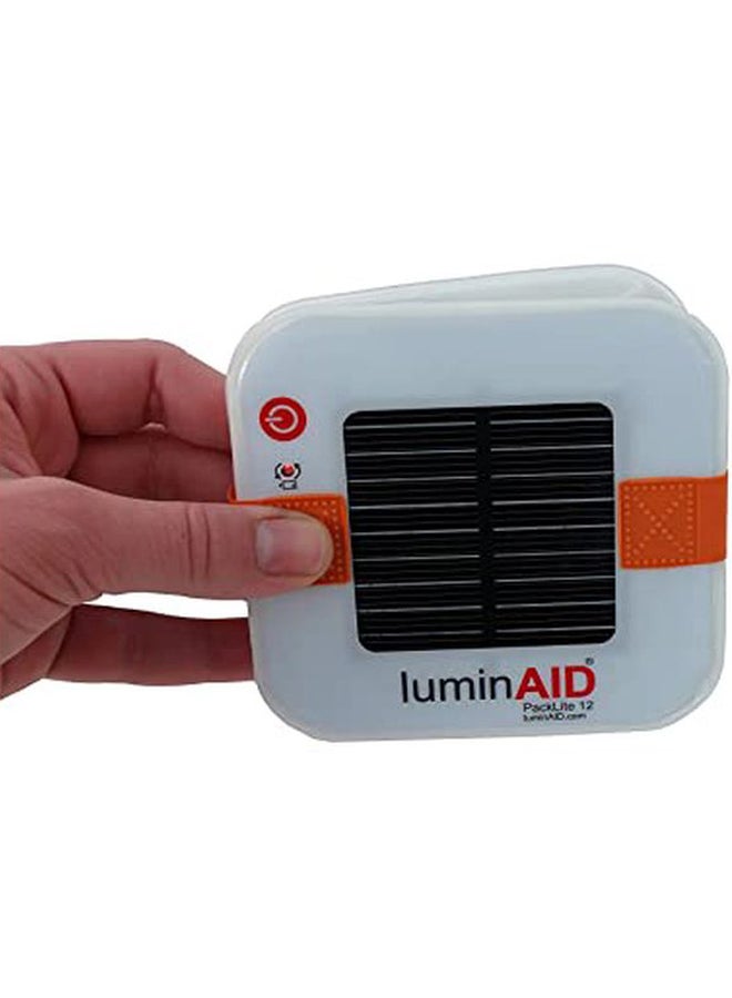 LuminAID Solar Inflatable Lantern White/Black/Orange  - Image 2