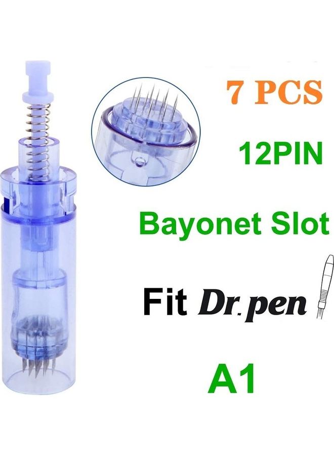 Generic 7 Pieces Needle Cartridge For Dr. Pen Derma Pen A1A1w Needle Size 12  - Image 3