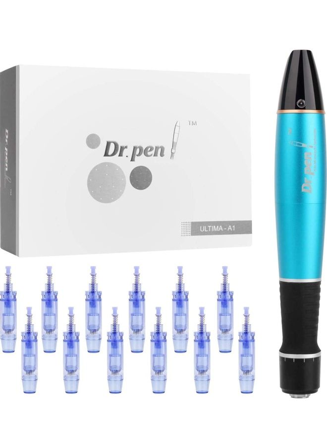 Generic - Dr.pen A1 Wireless Derma Pen Electric Auto Skin Care Anti Aging with 12PCS Nano Replacement Needles Cartridges - Image 1