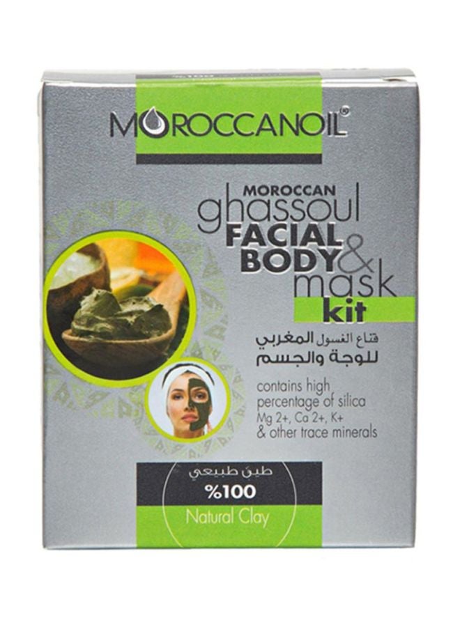 MOROCCANOIL Ghassoul Facial Oil And Body Mask Kit 40ml - Image 1