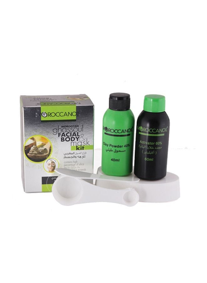 MOROCCANOIL Ghassoul Facial Oil And Body Mask Kit 40ml - Image 3