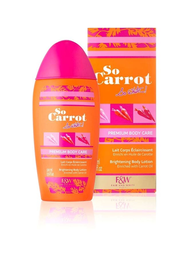 Fair and White - So Carrot Brightening Body Lotion 500ml - Image 1
