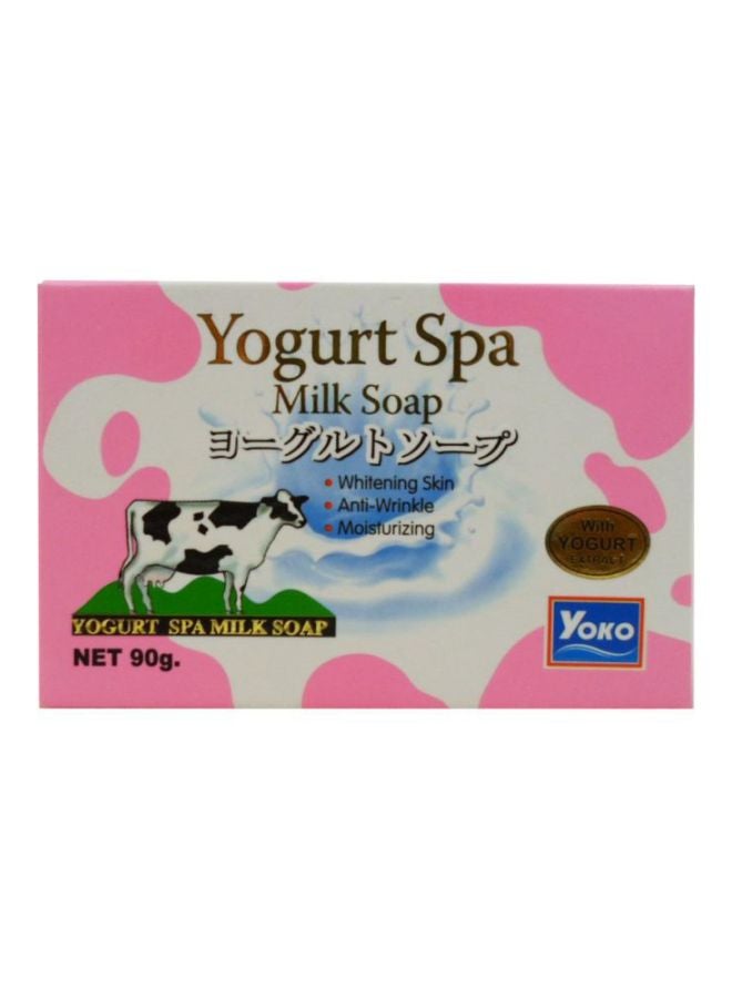 YOKO - Yogurt Spa Milk Soap White 90grams - Image 1