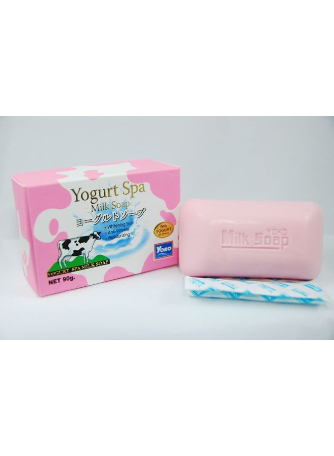 YOKO - Yogurt Spa Milk Soap White 90grams - Image 1