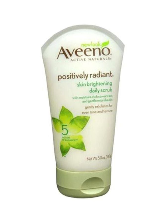 Aveeno Positively Radiant Skin Brightening Daily Face Scrub 140grams - Image 1