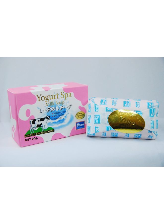 YOKO - Yogurt Spa Milk Soap White 90grams - Image 1