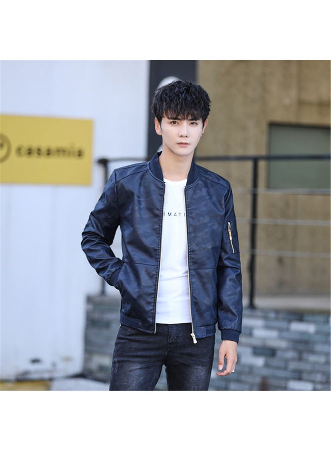 Trendy Winter Jacket Blue 