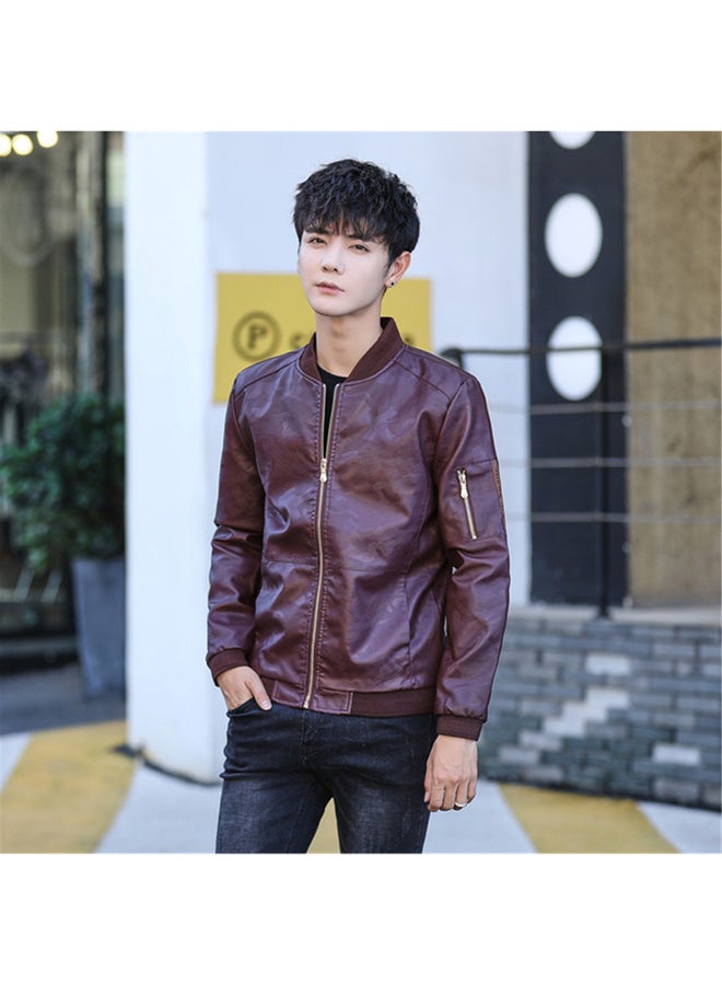 Trendy Winter Jacket Brown 