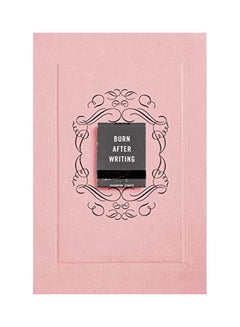 Burn After Writing (Pink) Paperback English by Sharon Jones - 44131