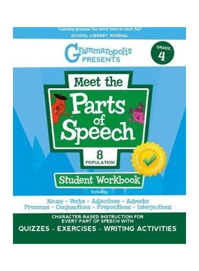 Grammaropolis: The Parts of Speech Workbook, Grade 4 paperback english - Image 2