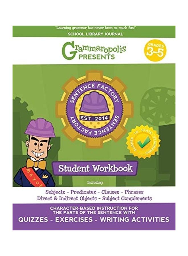 Grammaropolis: The Parts of the Sentence Workbook, Grades 3-5 paperback english - Image 1