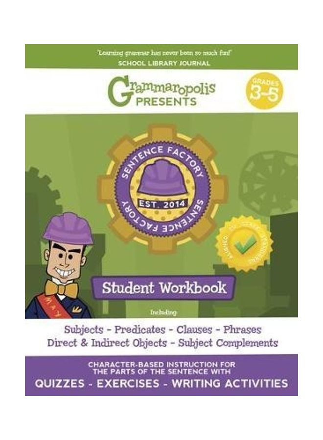 Grammaropolis: The Parts of the Sentence Workbook, Grades 3-5 paperback english - Image 2