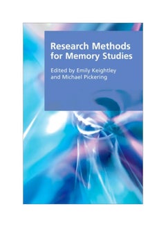 Research Methods For Memory Studies paperback english - 1 Aug 2013 
