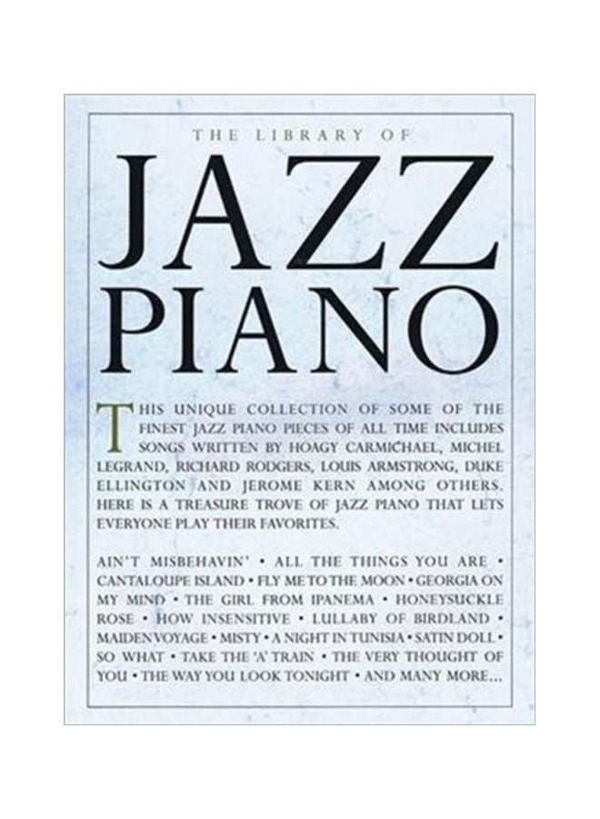 The Library Of Jazz Piano Paperback English - 01 Jan 2018