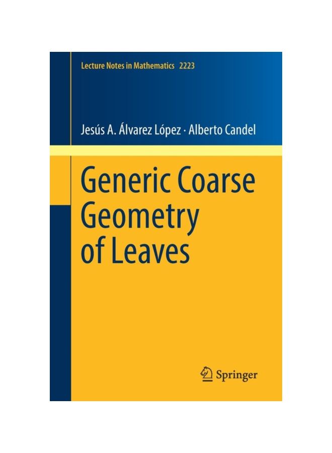 Generic Coarse Geometry Of Leaves paperback english - 4 Aug 2018 