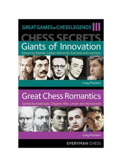 Great Games By Chess Legends: Giants Of Innovation Volume 3 Paperback English by Craig Pritchett - 7 September 2018 