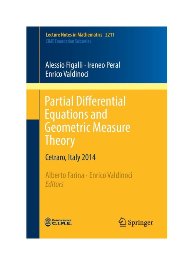 Partial Differential Equations And Geometric Measure Theory paperback english - 28 Jul 2018 