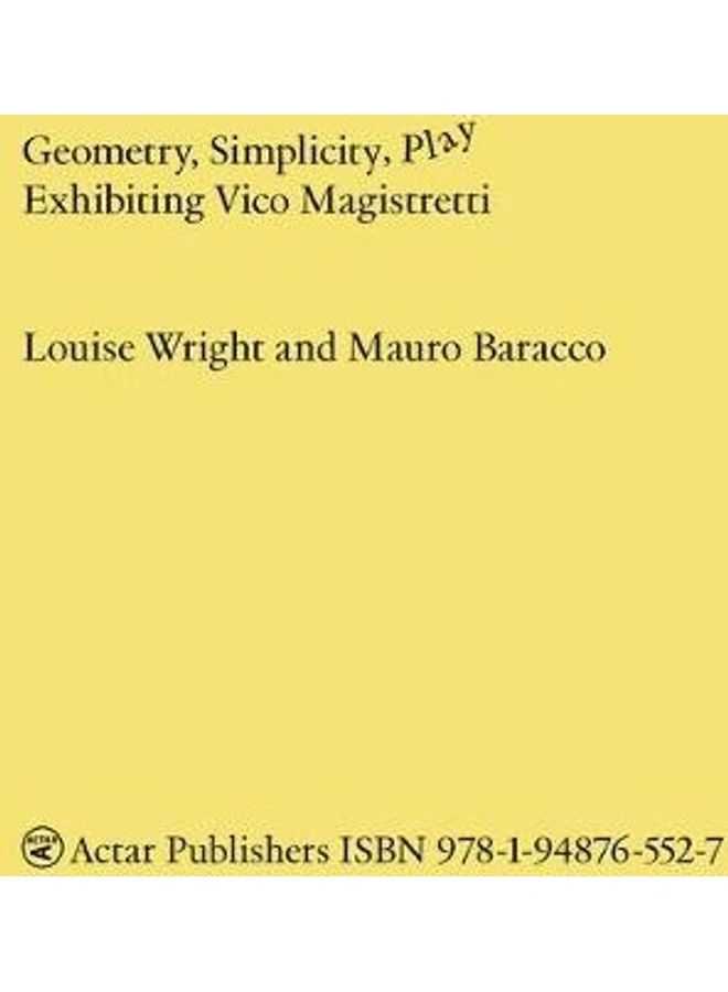 Geometry, Simplicity, Play: Exhibiting Vico Magistretti paperback english - Image 2